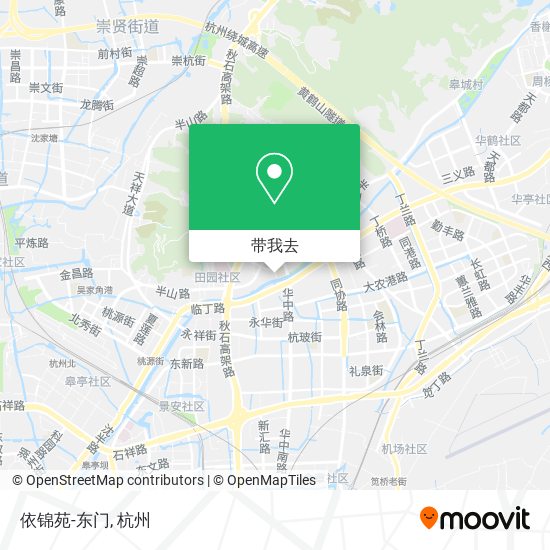 依锦苑-东门地图