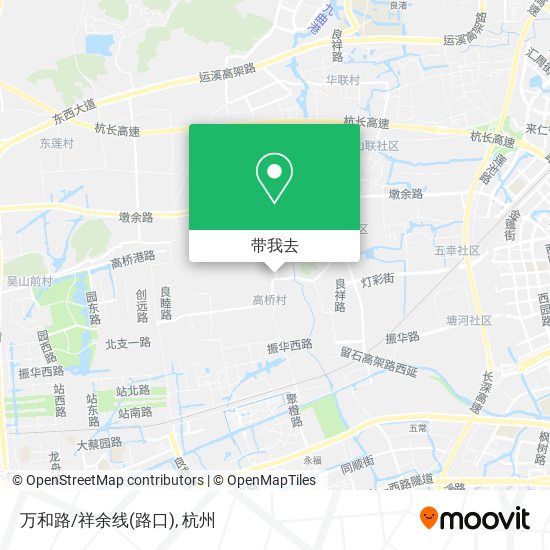 万和路/祥余线(路口)地图