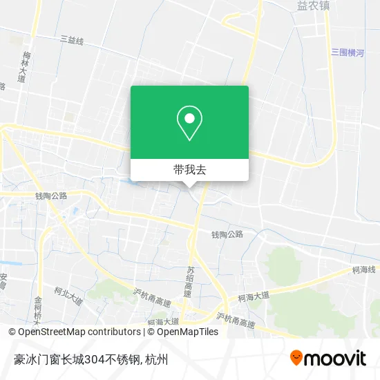 豪冰门窗长城304不锈钢地图