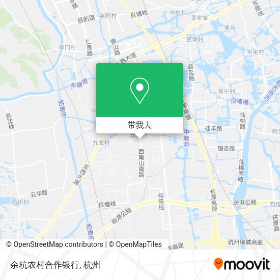 余杭农村合作银行地图