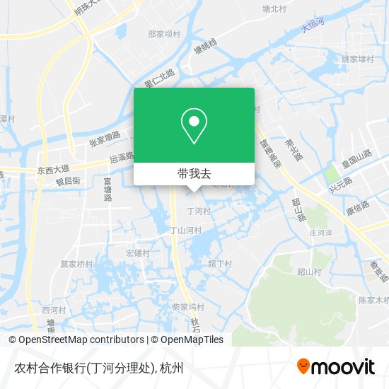 农村合作银行(丁河分理处)地图