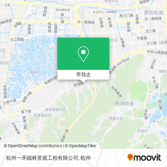 杭州一禾园林景观工程有限公司地图