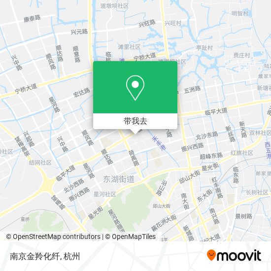 南京金羚化纤地图