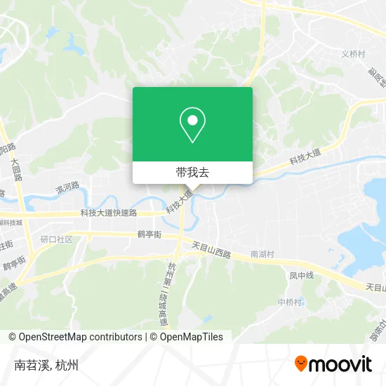 南苕溪地图