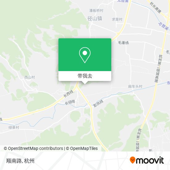 顺南路地图