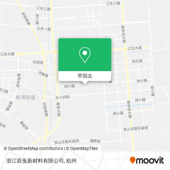浙江双兔新材料有限公司地图