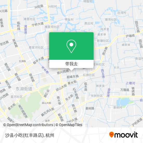 沙县小吃(红丰路店)地图