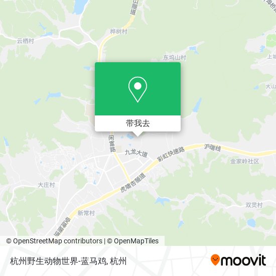杭州野生动物世界-蓝马鸡地图