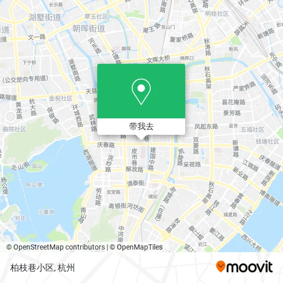 柏枝巷小区地图