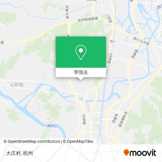 大庄村地图