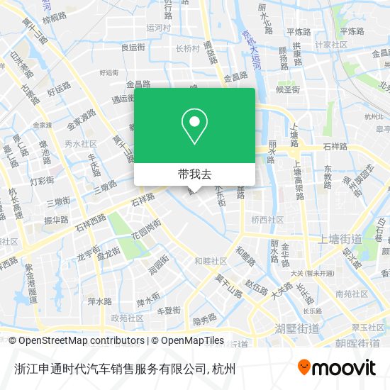 浙江申通时代汽车销售服务有限公司地图