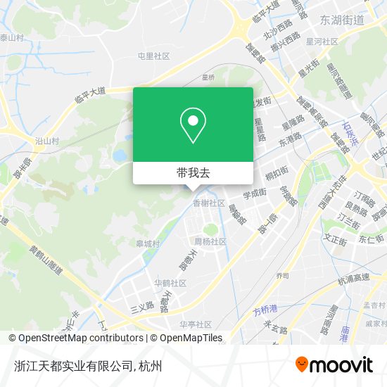 浙江天都实业有限公司地图