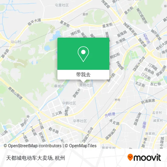 天都城电动车大卖场地图