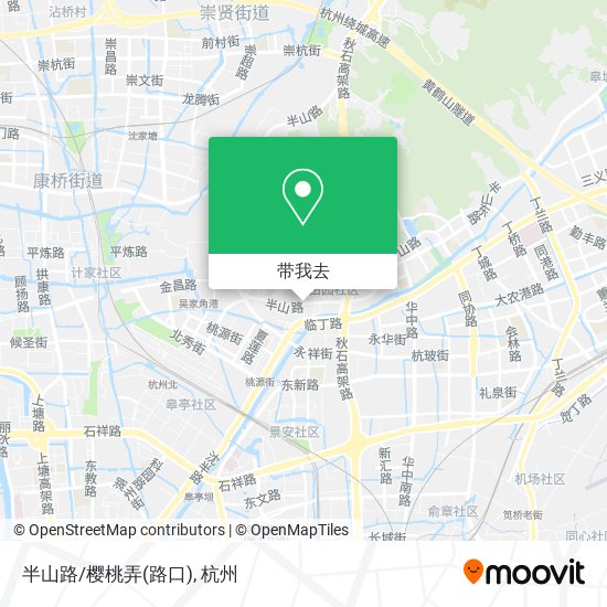 半山路/樱桃弄(路口)地图