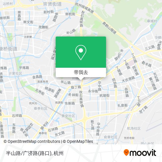 半山路/广济路(路口)地图