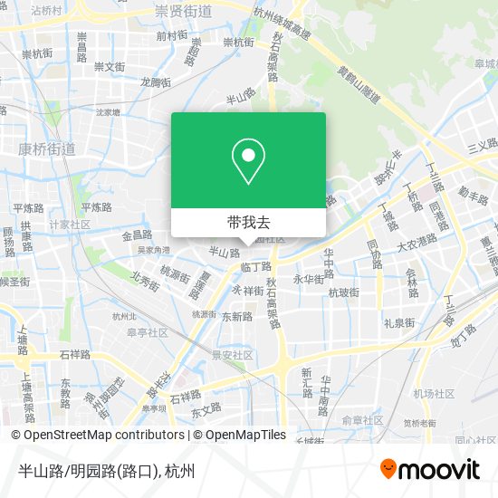 半山路/明园路(路口)地图