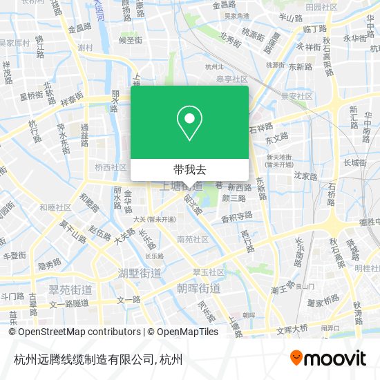 杭州远腾线缆制造有限公司地图