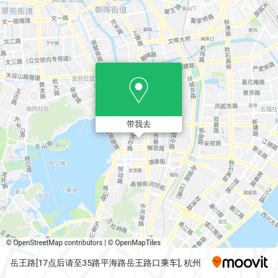 岳王路[17点后请至35路平海路岳王路口乘车]地图