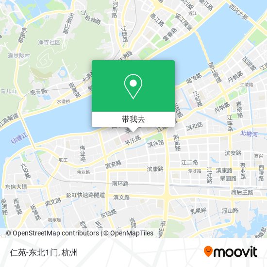 仁苑-东北1门地图