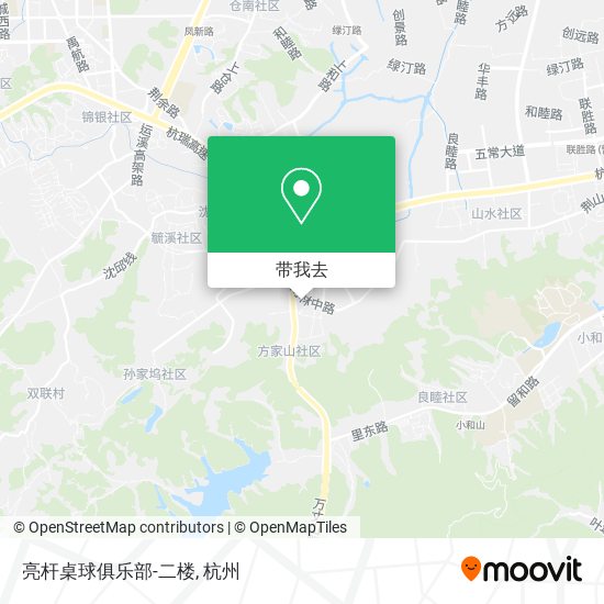 亮杆桌球俱乐部-二楼地图