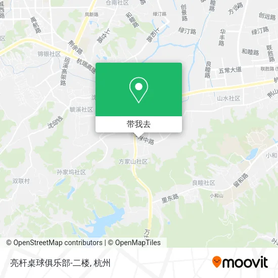 亮杆桌球俱乐部-二楼地图