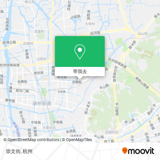崇文街地图