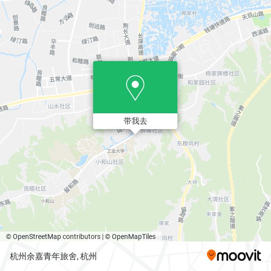 杭州余嘉青年旅舍地图