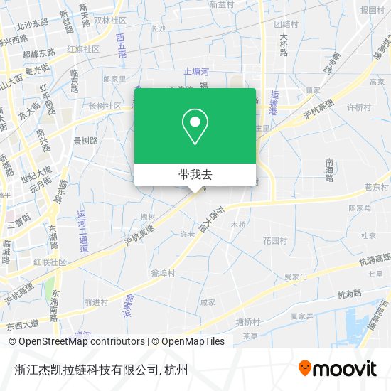 浙江杰凯拉链科技有限公司地图