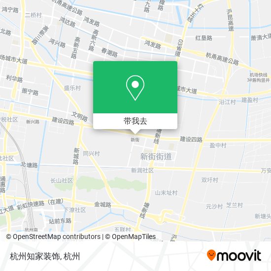 杭州知家装饰地图