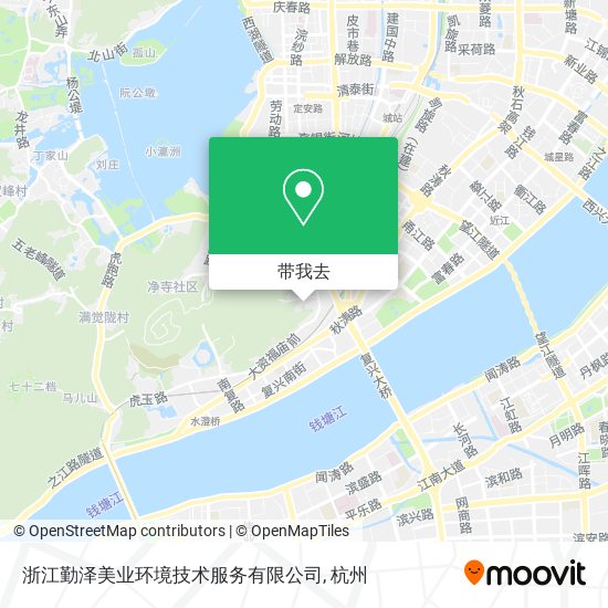 浙江勤泽美业环境技术服务有限公司地图