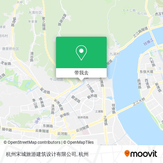 杭州宋城旅游建筑设计有限公司地图