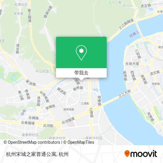 杭州宋城之家普通公寓地图