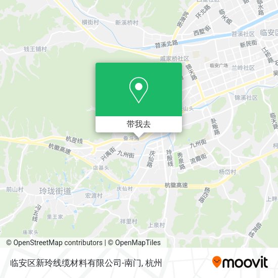 临安区新玲线缆材料有限公司-南门地图