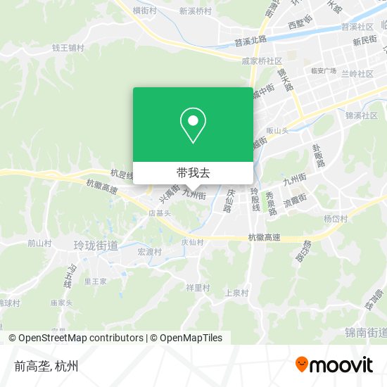 前高垄地图