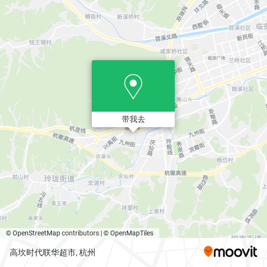 高坎时代联华超市地图