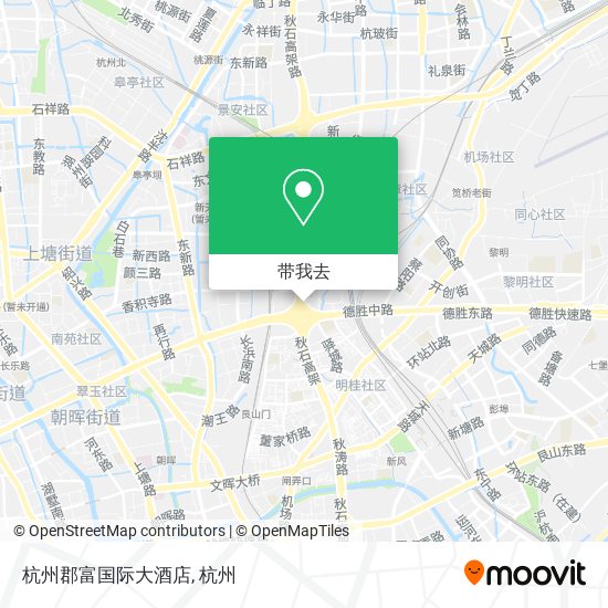 杭州郡富国际大酒店地图