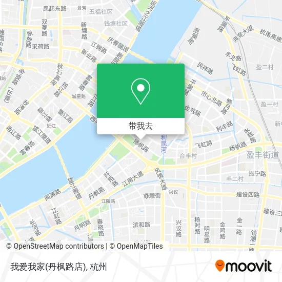 我爱我家(丹枫路店)地图