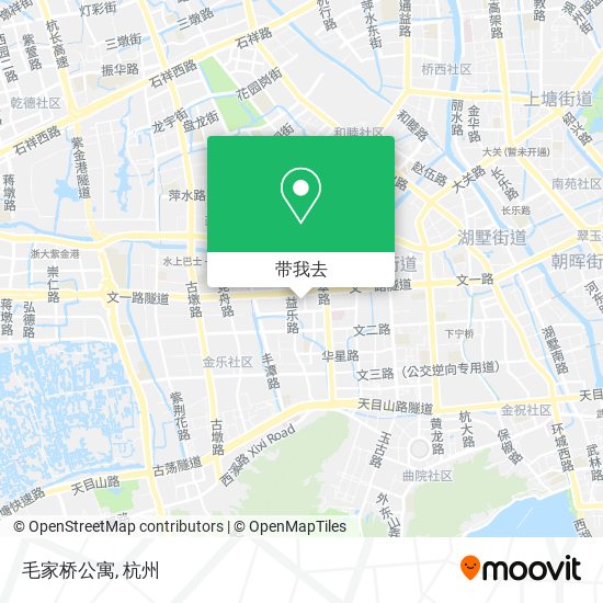 毛家桥公寓地图