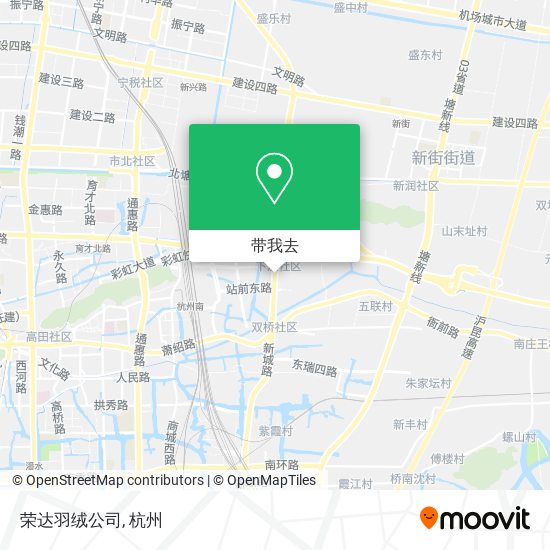 荣达羽绒公司地图