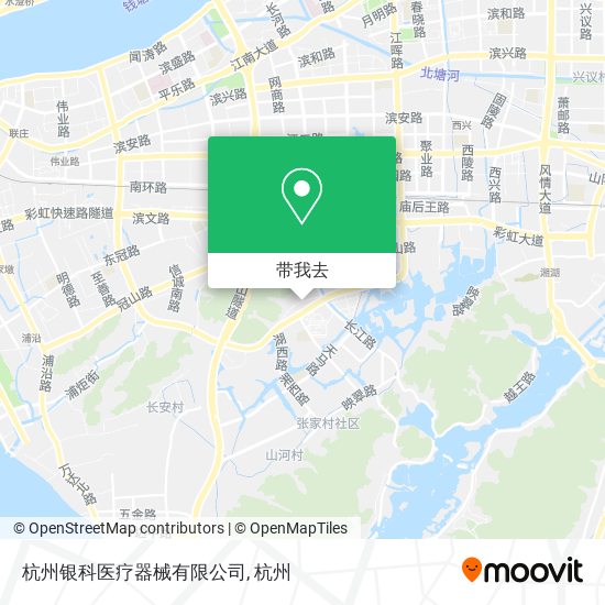 杭州银科医疗器械有限公司地图