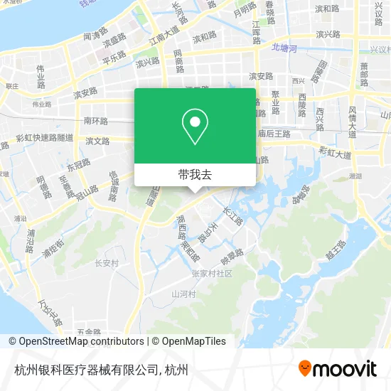 杭州银科医疗器械有限公司地图