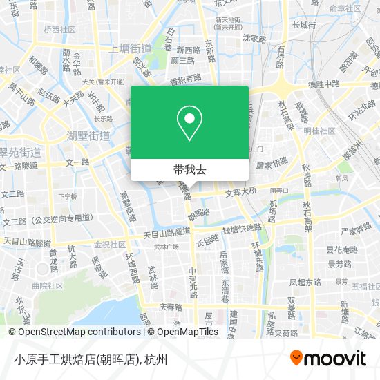 小原手工烘焙店(朝晖店)地图