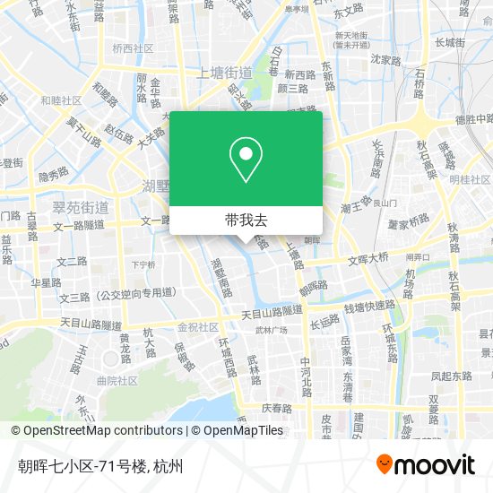 朝晖七小区-71号楼地图