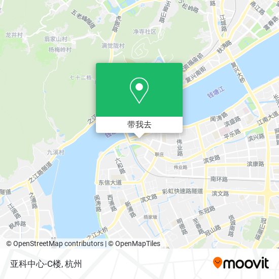 亚科中心-C楼地图