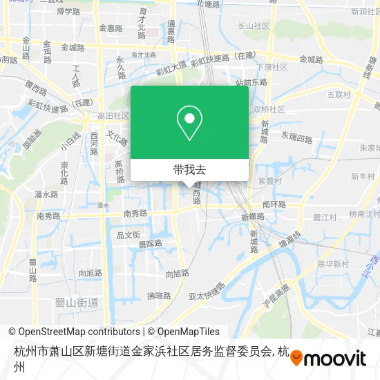杭州市萧山区新塘街道金家浜社区居务监督委员会地图