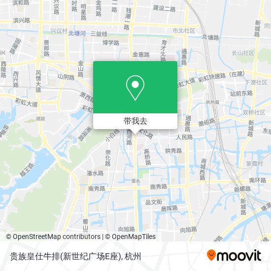 贵族皇仕牛排(新世纪广场E座)地图