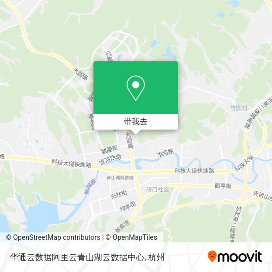 华通云数据阿里云青山湖云数据中心地图