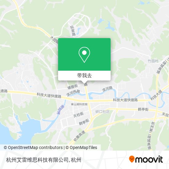 杭州艾雷维思科技有限公司地图