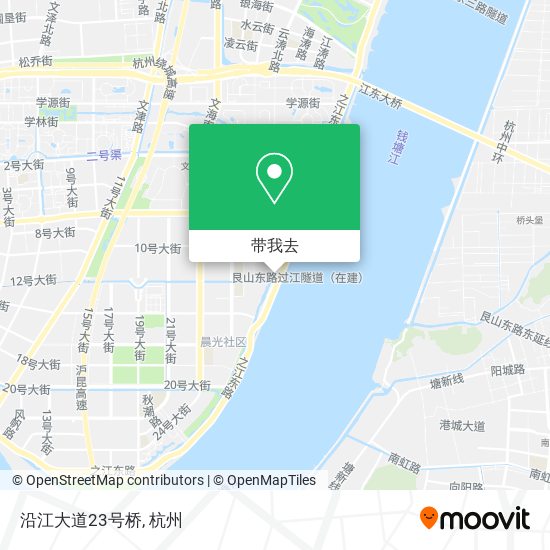 沿江大道23号桥地图