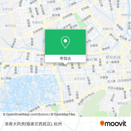 亲善大药房(骆家庄西苑店)地图